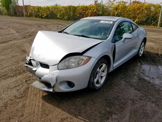 4A3AK24F07E028030 - 2007 MITSUBISHI ECLIPSE GS SILVER photo 2