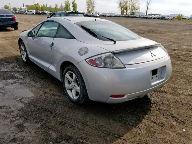 4A3AK24F07E028030 - 2007 MITSUBISHI ECLIPSE GS SILVER photo 3