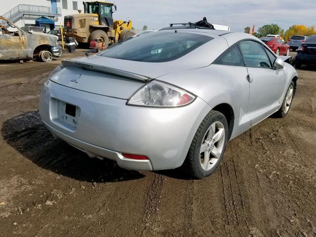 4A3AK24F07E028030 - 2007 MITSUBISHI ECLIPSE GS SILVER photo 4