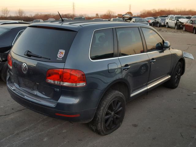 WVGZG77L06D010648 - 2006 VOLKSWAGEN TOUAREG 3. GRAY photo 4