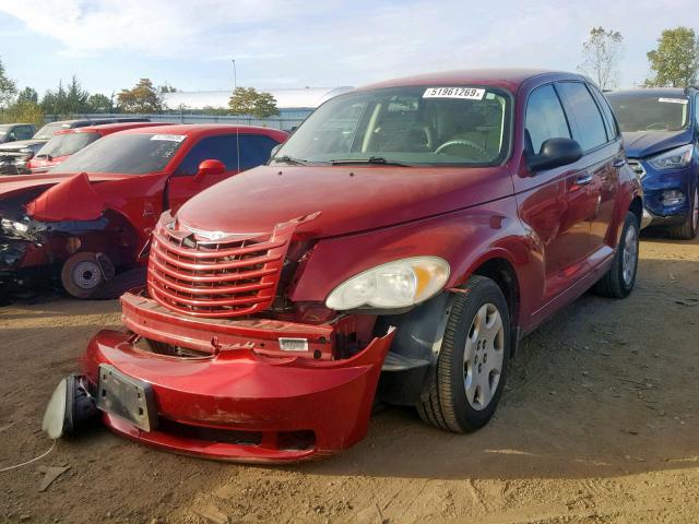 3A8FY48B08T141464 - 2008 CHRYSLER PT CRUISER RED photo 2