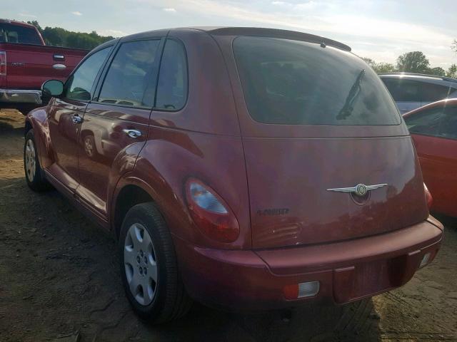 3A8FY48B08T141464 - 2008 CHRYSLER PT CRUISER RED photo 3