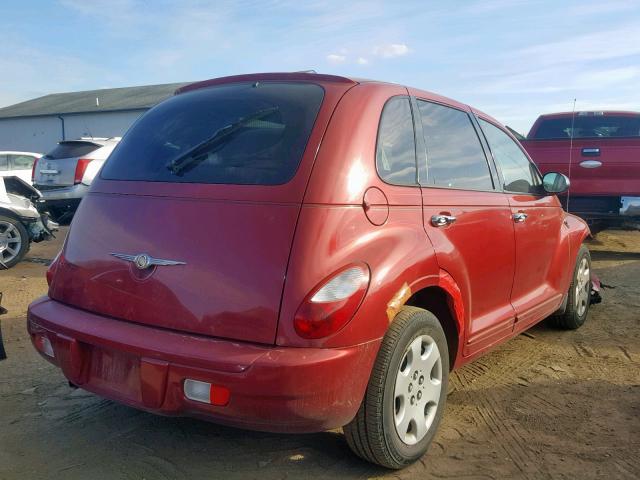 3A8FY48B08T141464 - 2008 CHRYSLER PT CRUISER RED photo 4