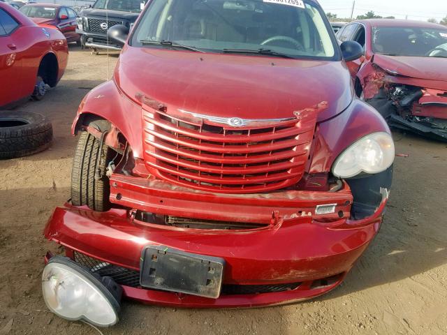 3A8FY48B08T141464 - 2008 CHRYSLER PT CRUISER RED photo 9