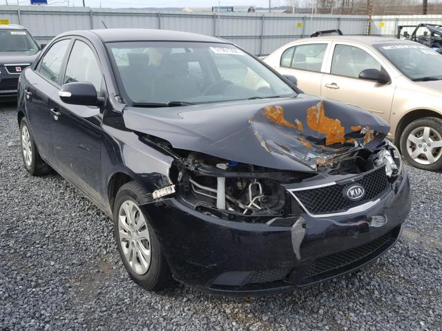 KNAFU4A25A5849564 - 2010 KIA FORTE EX BLACK photo 1