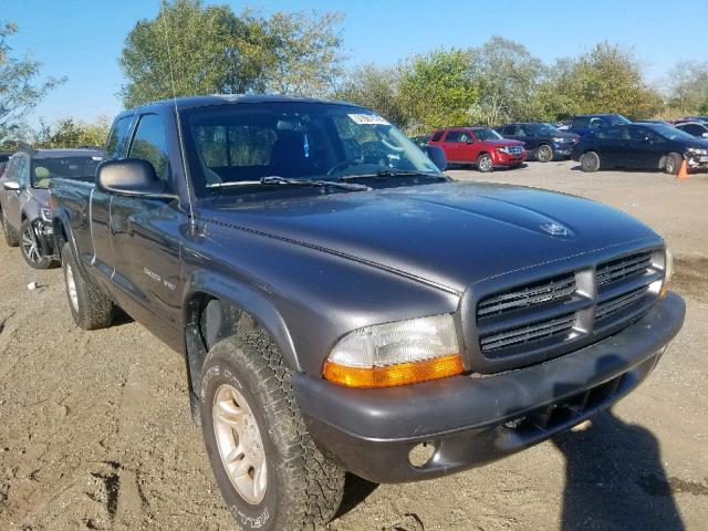 1B7GG32N02S711094 - 2002 DODGE DAKOTA SPO GRAY photo 1