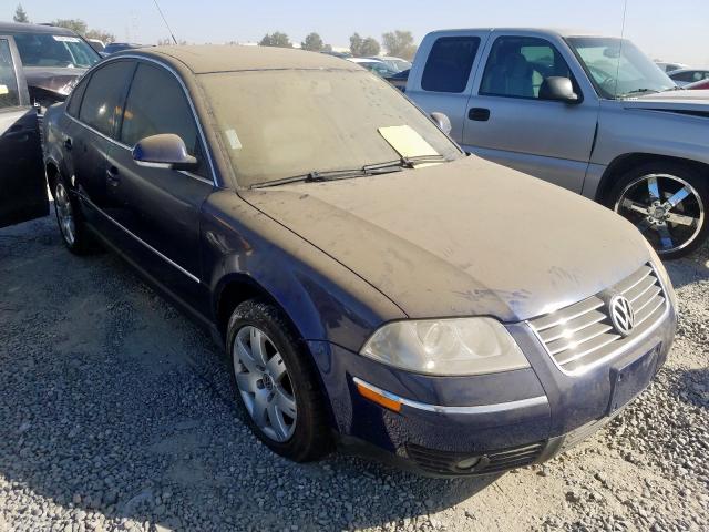 WVWAE63B65E094093 - 2005 VOLKSWAGEN PASSAT GLS BLUE photo 1