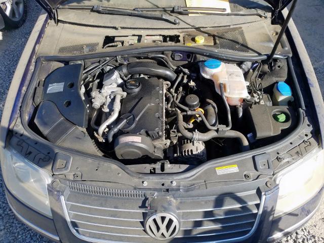 WVWAE63B65E094093 - 2005 VOLKSWAGEN PASSAT GLS BLUE photo 7