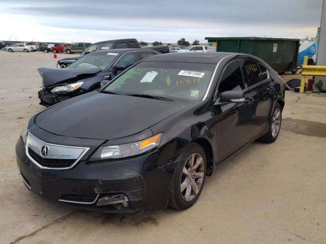 19UUA8F24DA014975 - 2013 ACURA TL BLACK photo 2