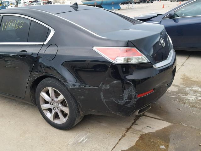 19UUA8F24DA014975 - 2013 ACURA TL BLACK photo 9