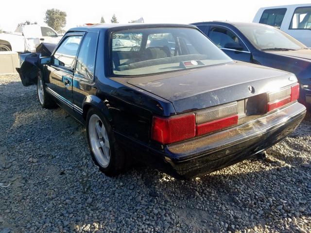 1FABP40E5JF138600 - 1988 FORD MUSTANG LX BLACK photo 3