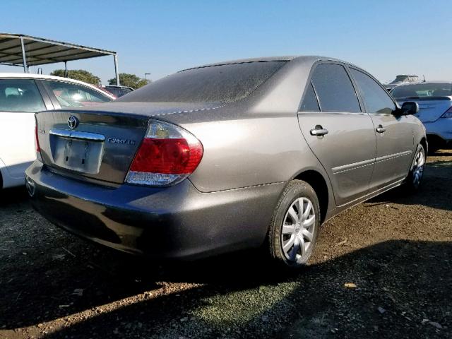 4T1BE32K15U515031 - 2005 TOYOTA CAMRY LE GRAY photo 4