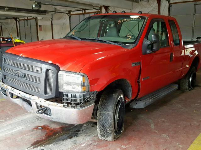 1FTWX31PX7EA74834 - 2007 FORD F350 SRW S RED photo 2