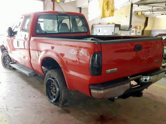 1FTWX31PX7EA74834 - 2007 FORD F350 SRW S RED photo 3