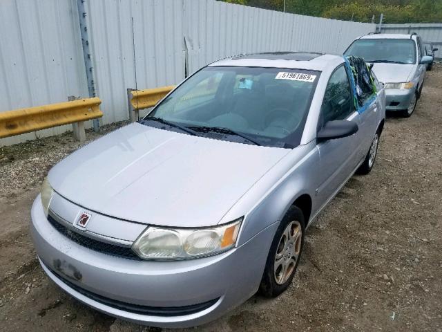 1G8AJ52F94Z200001 - 2004 SATURN ION LEVEL SILVER photo 2