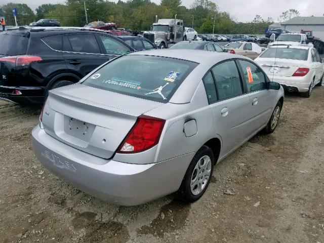 1G8AJ52F94Z200001 - 2004 SATURN ION LEVEL SILVER photo 4