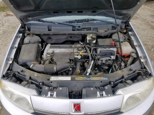 1G8AJ52F94Z200001 - 2004 SATURN ION LEVEL SILVER photo 7