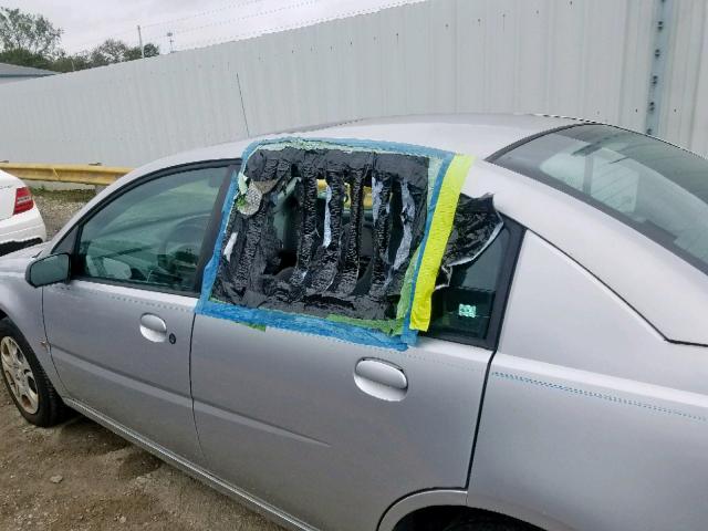 1G8AJ52F94Z200001 - 2004 SATURN ION LEVEL SILVER photo 9