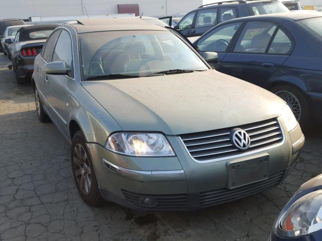 WVWPH63B32P011950 - 2002 VOLKSWAGEN PASSAT GLS GREEN photo 1