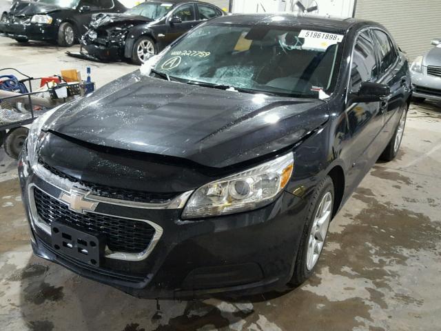 1G11C5SL3EF227759 - 2014 CHEVROLET MALIBU 1LT BLACK photo 2