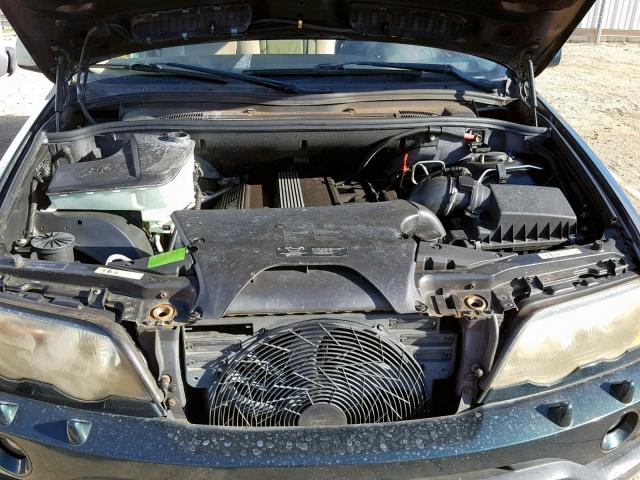 5UXFA53542LP28495 - 2002 BMW X5 3.0I GREEN photo 7