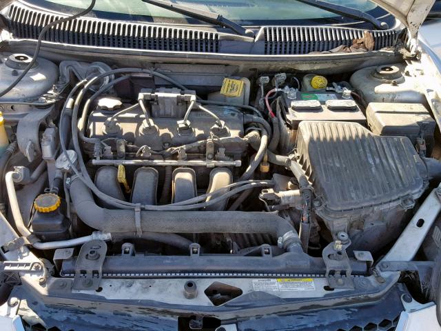 1B3ES56C04D521850 - 2004 DODGE NEON SXT SILVER photo 7