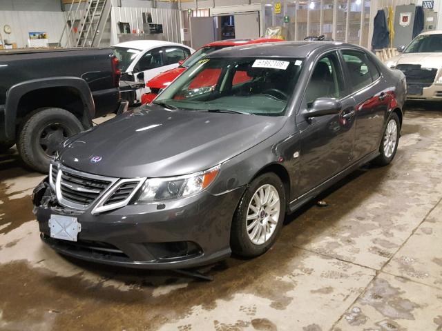 YS3FA4CY9B1304157 - 2011 SAAB 9-3 2.0T GRAY photo 2