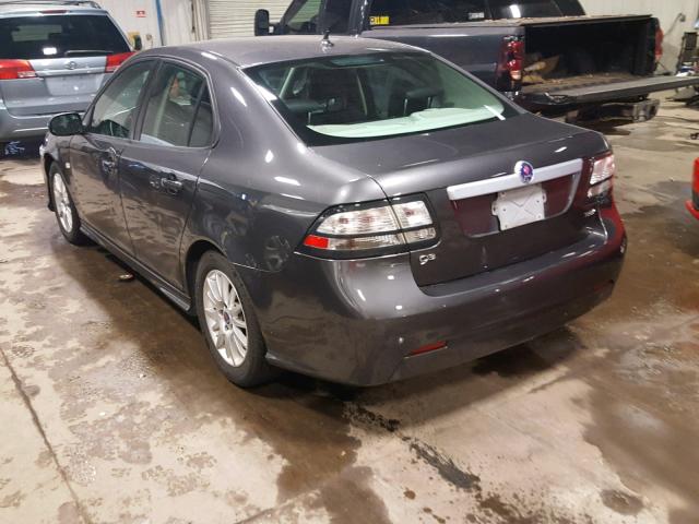 YS3FA4CY9B1304157 - 2011 SAAB 9-3 2.0T GRAY photo 3