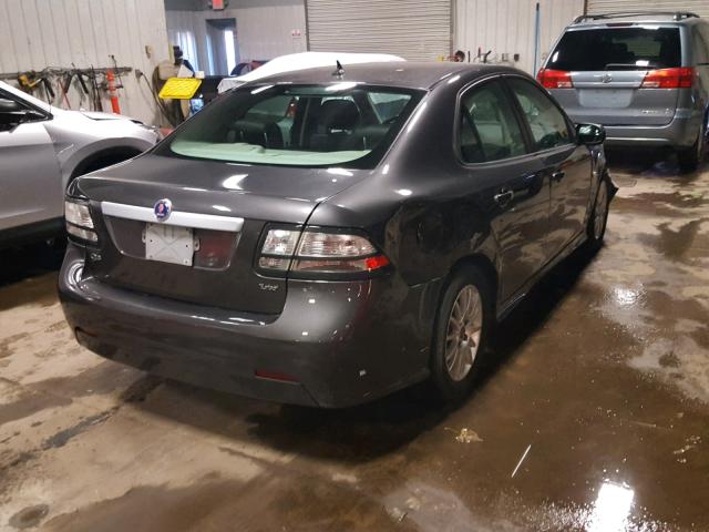 YS3FA4CY9B1304157 - 2011 SAAB 9-3 2.0T GRAY photo 4