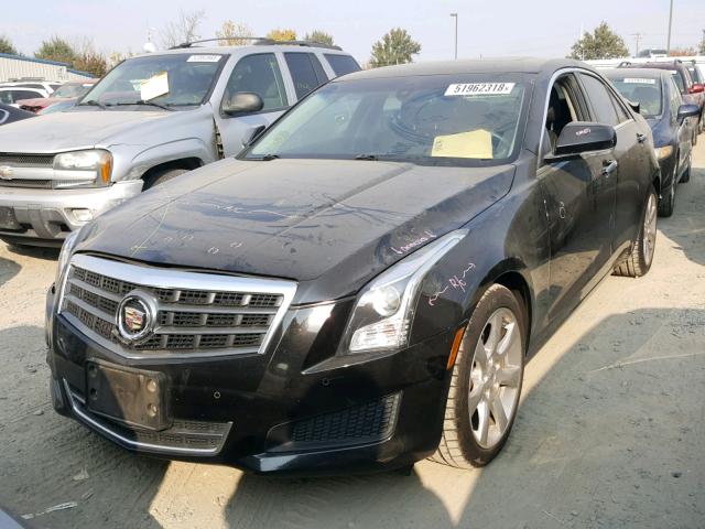 1G6AB5RX7D0146027 - 2013 CADILLAC ATS LUXURY BLACK photo 2