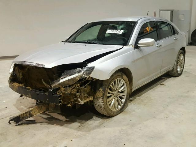 1C3CCBAB4CN149605 - 2012 CHRYSLER 200 LX SILVER photo 2