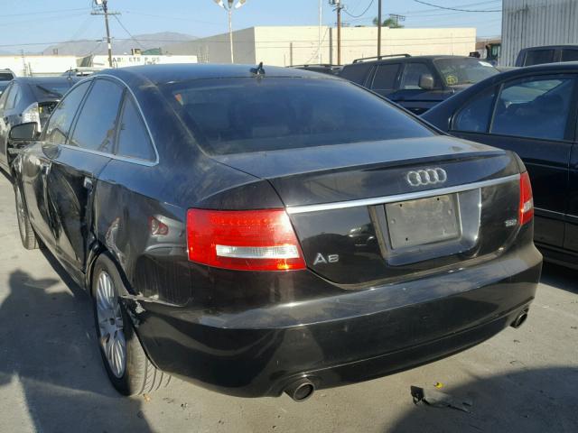 WAUAH74F38N005676 - 2008 AUDI A6 3.2 BLACK photo 3