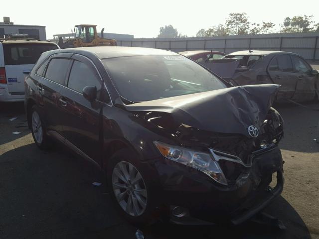 4T3ZK3BB5CU047168 - 2012 TOYOTA VENZA LE BLACK photo 1