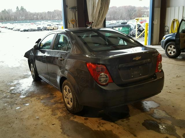 1G1JA5SG3D4158056 - 2013 CHEVROLET SONIC LS 灰色 照片 3