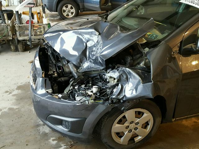 1G1JA5SG3D4158056 - 2013 CHEVROLET SONIC LS 灰色 照片 9