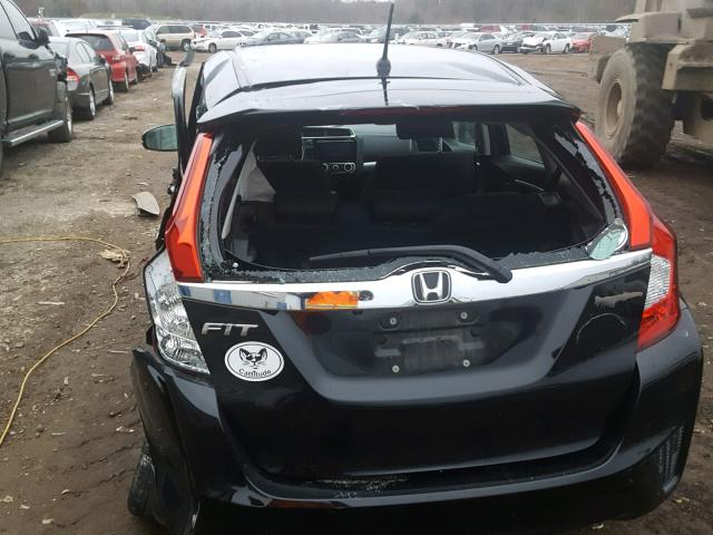 3HGGK5H78HM714301 - 2017 HONDA FIT EX BLACK photo 10