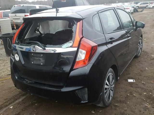 3HGGK5H78HM714301 - 2017 HONDA FIT EX BLACK photo 4