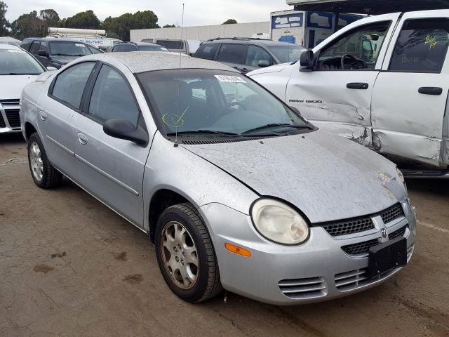 1B3ES56C44D544841 - 2004 DODGE NEON SXT SILVER photo 1