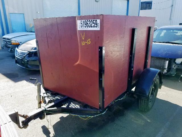 CA614058 - 2000 UTILITY TRAILER BLACK photo 2