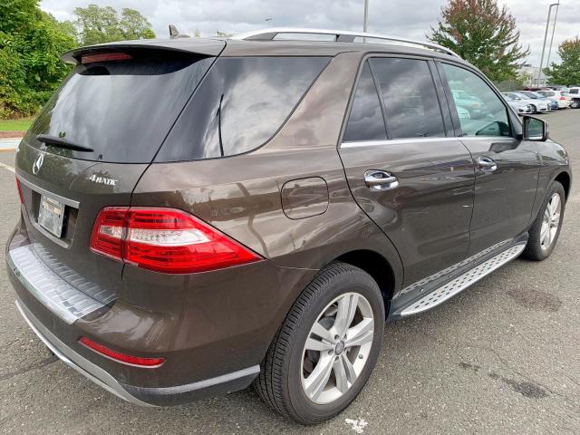 4JGDA5HB1DA172020 - 2013 MERCEDES-BENZ ML 350 4MA BROWN photo 2