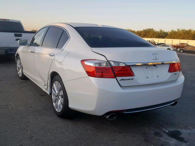 1HGCR3F82EA040617 - 2014 HONDA ACCORD EXL WHITE photo 3