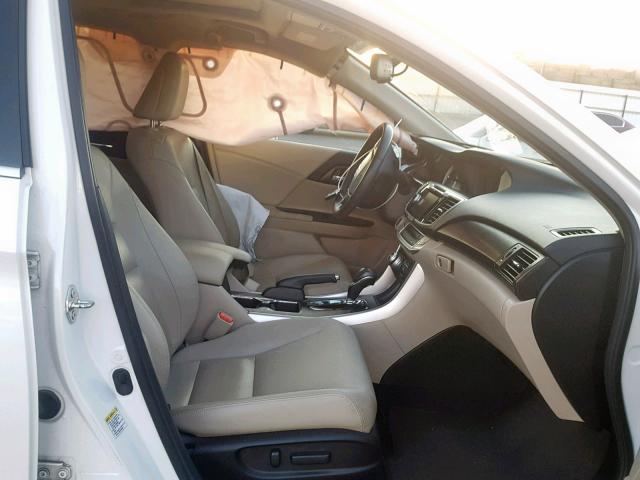 1HGCR3F82EA040617 - 2014 HONDA ACCORD EXL WHITE photo 5