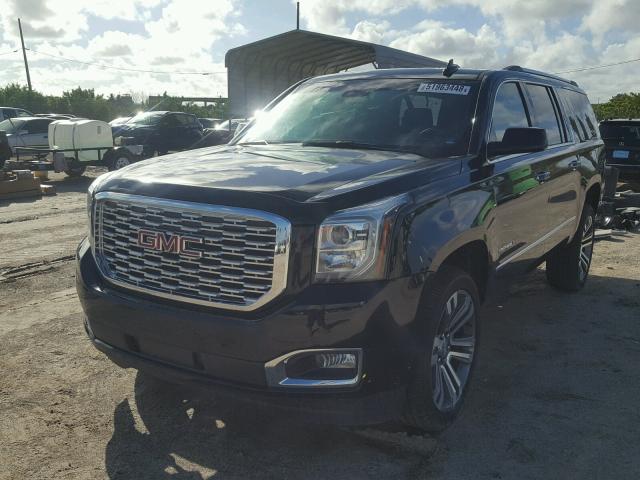 1GKS2HKJ1JR162275 - 2018 GMC YUKON XL D BLACK photo 2