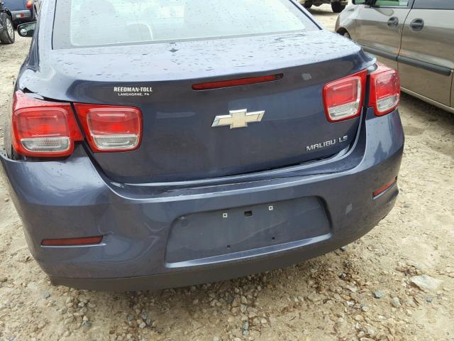1G11B5SL4EF165128 - 2014 CHEVROLET MALIBU LS Մոխրագույն լուսանկար 9