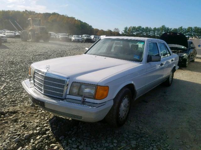 WDBCA24D0MA598110 - 1991 MERCEDES-BENZ 300 SE WHITE photo 2