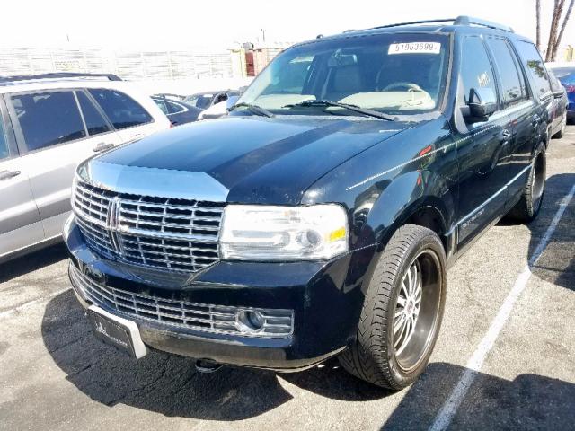 5LMFU27518LJ01949 - 2008 LINCOLN NAVIGATOR BLACK photo 2