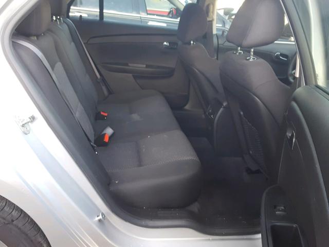 1G1ZC5E0XCF137509 - 2012 CHEVROLET MALIBU 1LT ვერცხლისფერი ფოტო 6