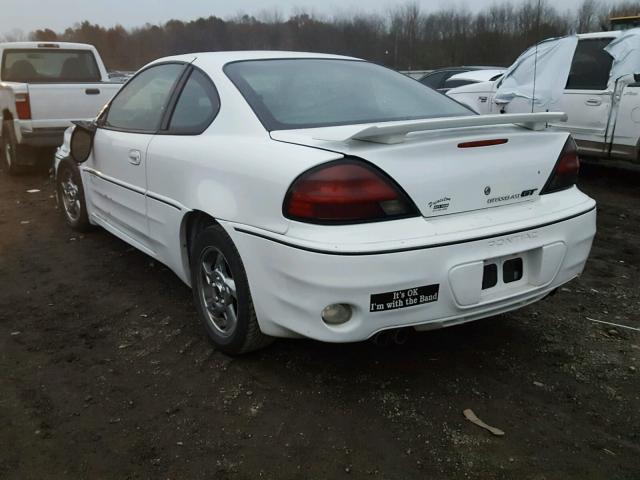 1G2NW12E14C141879 - 2004 PONTIAC GRAND AM G WHITE photo 3