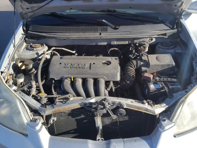 2T1KR32E45C342525 - 2005 TOYOTA COROLLA MA SILVER photo 7