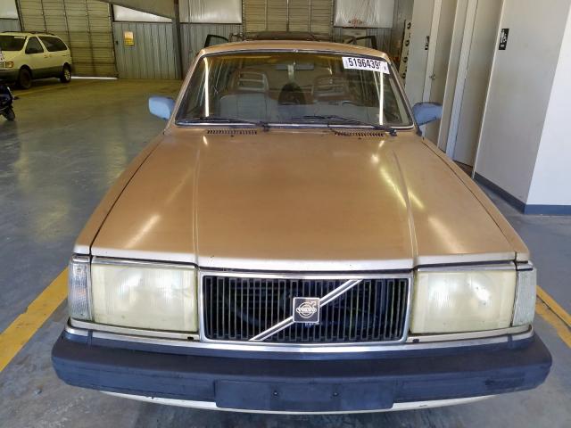 YV1AX8856H1765258 - 1987 VOLVO 245 DL GOLD photo 9